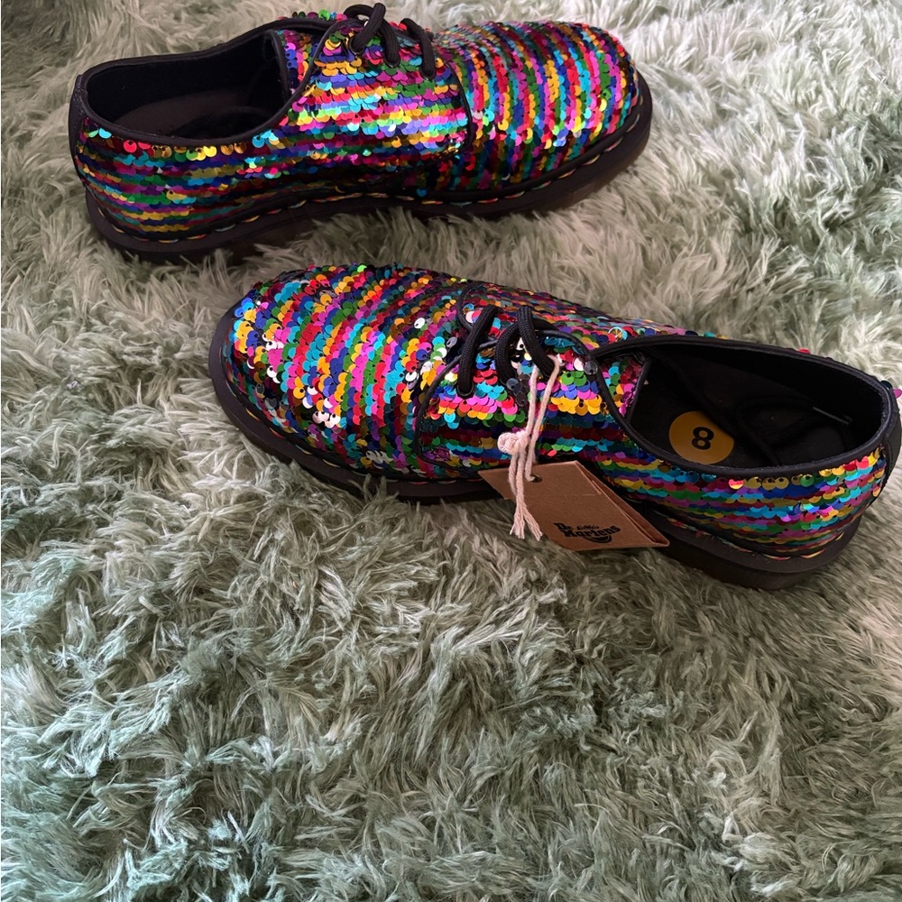 Dr. Martens Vibrant Sequin Ankle Boots